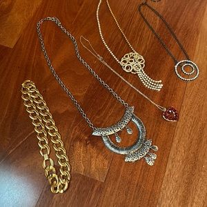 Bundle of Vintage costume necklaces